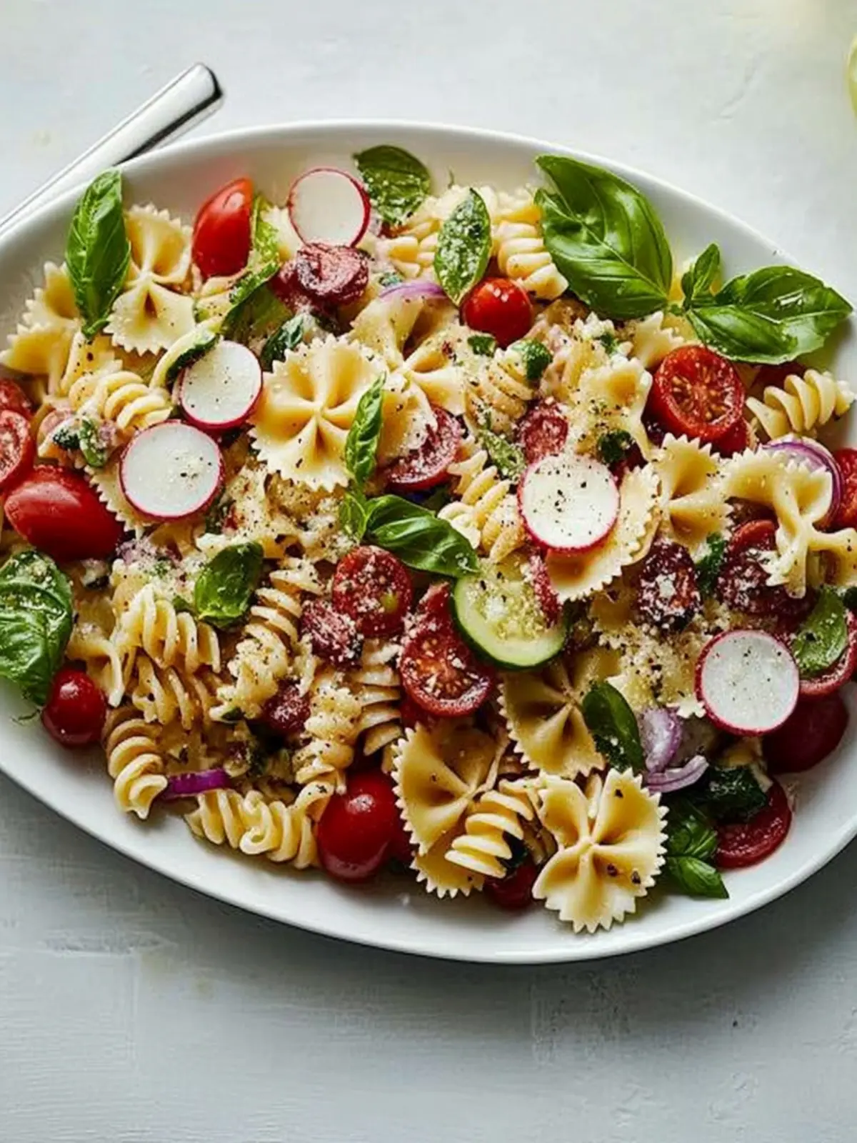 Refreshing Pasta Salad with Salami and Mozzarella Bliss 2 Pasta Salad