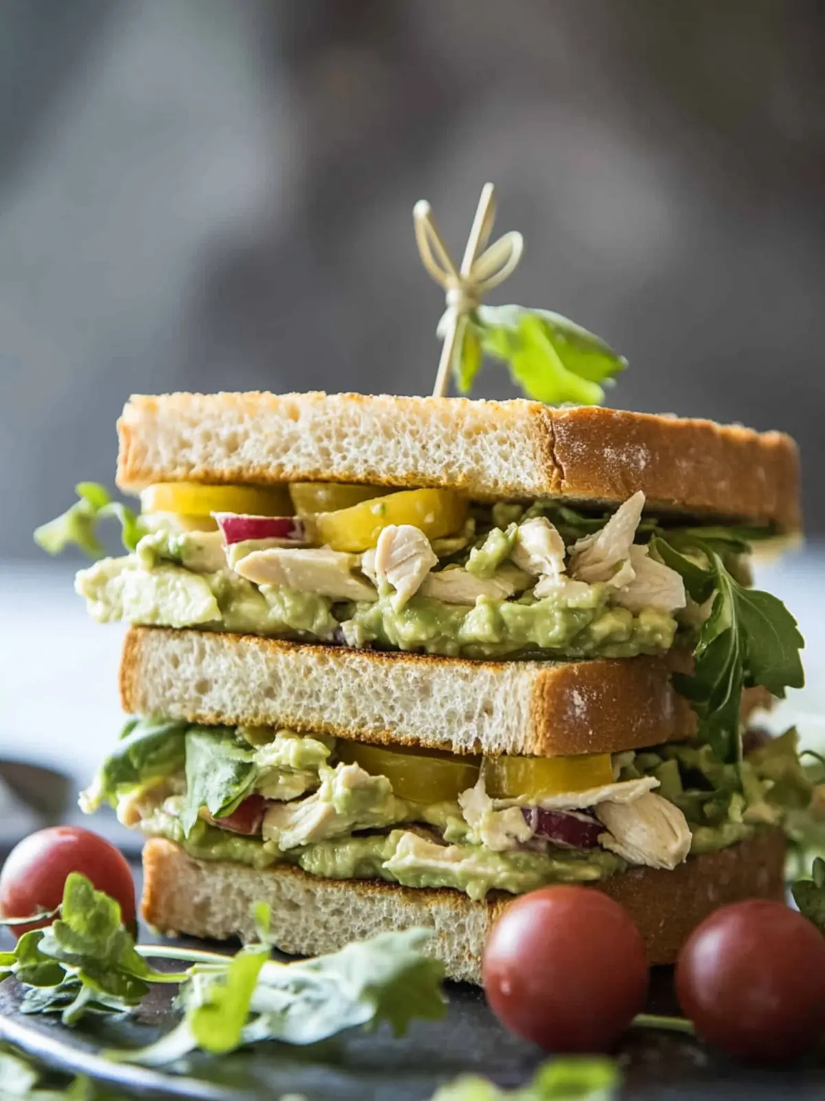 Healthy Avocado Chicken Salad Sandwich for Summer Bliss 2 Avocado Chicken Salad Sandwich
