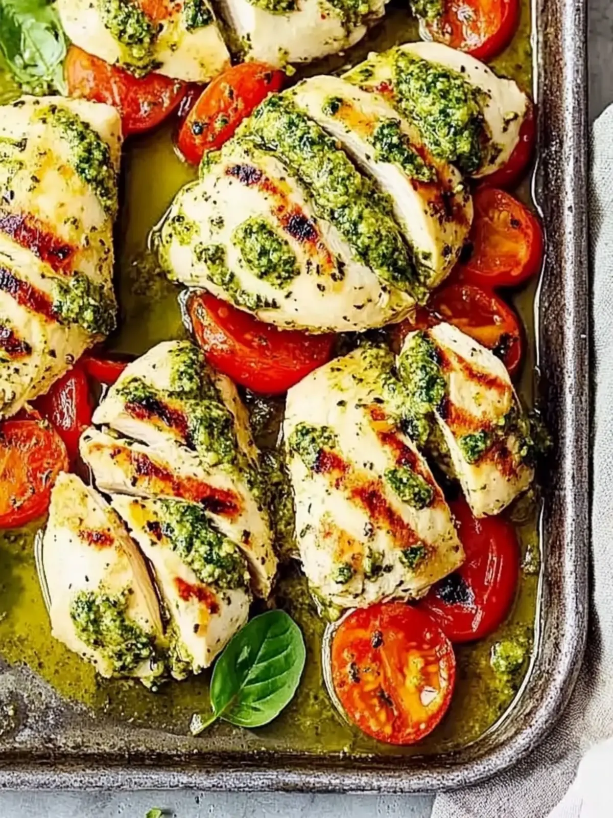Pesto Chicken Traybake: Quick, Healthy Family Delight 4 Pesto chicken