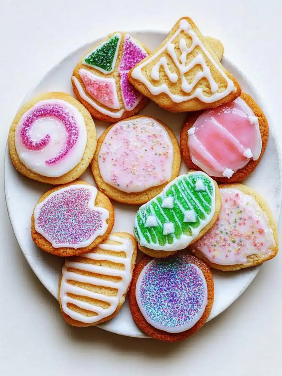 Frosted Holiday Sugar Cookies