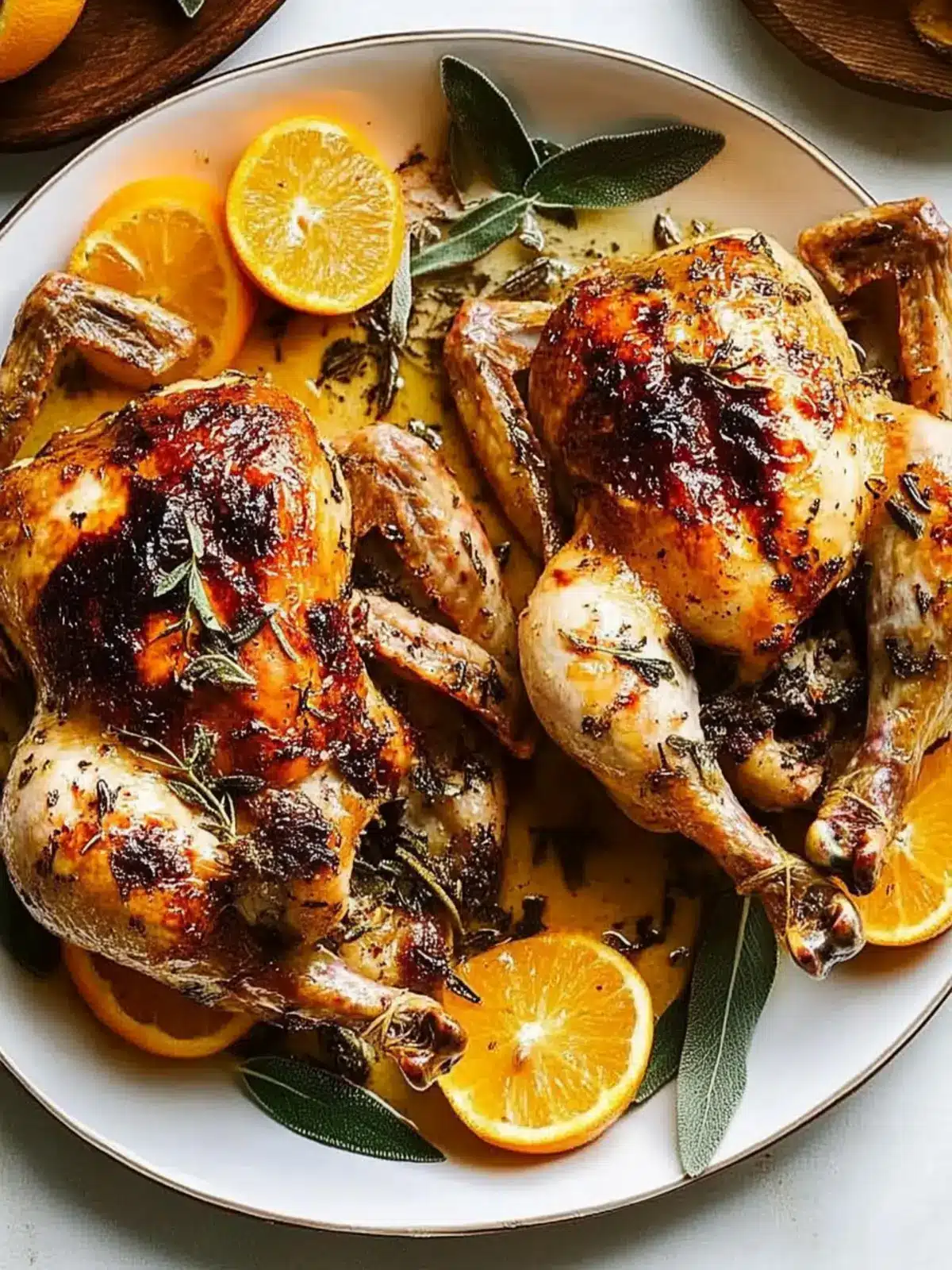 Two Roast Chickens With Citrus and Sage for Effortless Elegance 4 Two Roast Chickens With Citrus and Sage