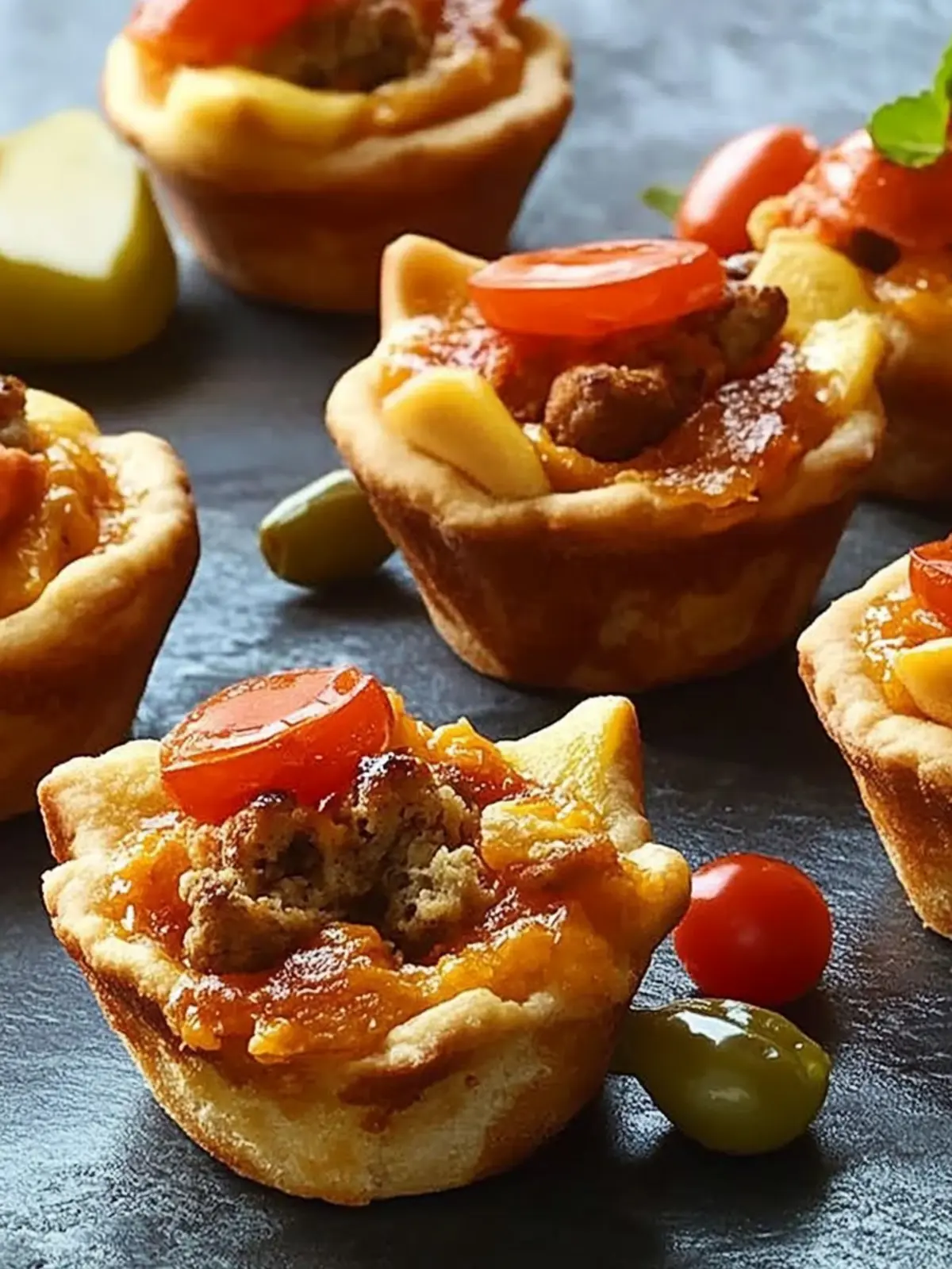 Burger muffins- Party snacks for New Year