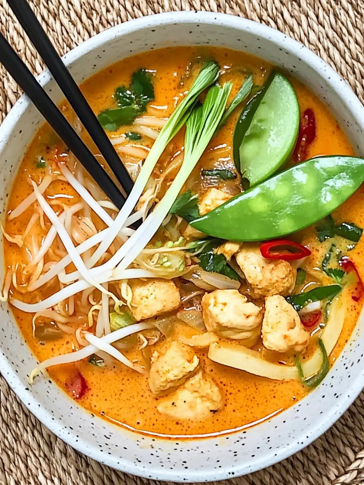 Coconut Red Curry Noodle Soup