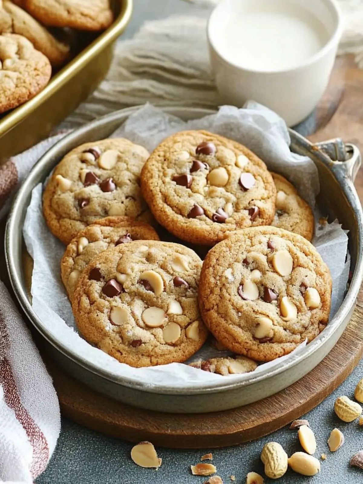 Salty Peanut Chocolate Chip Cookies