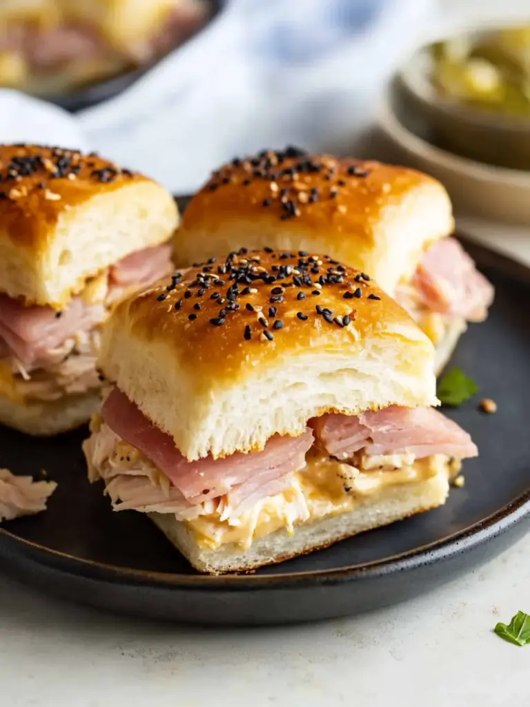 Hawaiian Roll Turkey and Cheese Sliders