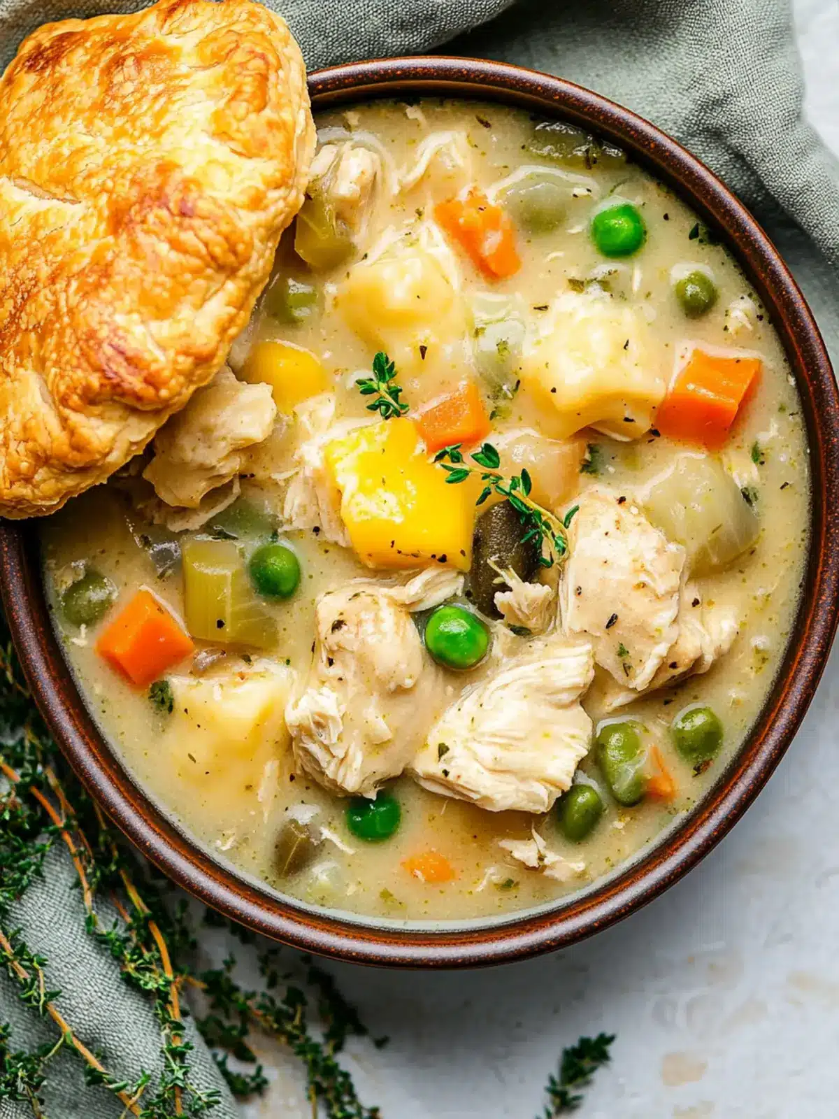 Chicken Pot Pie Soup