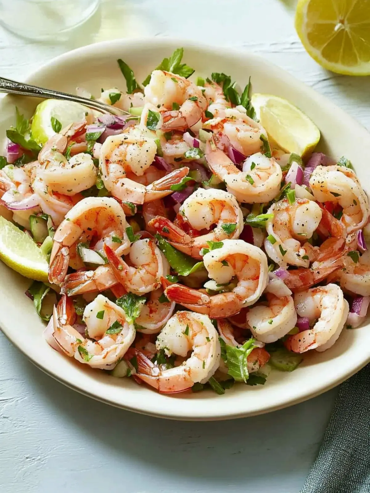 Zesty Shrimp Salad: A Refreshing Summer Delight at Home 2 Shrimp Salad