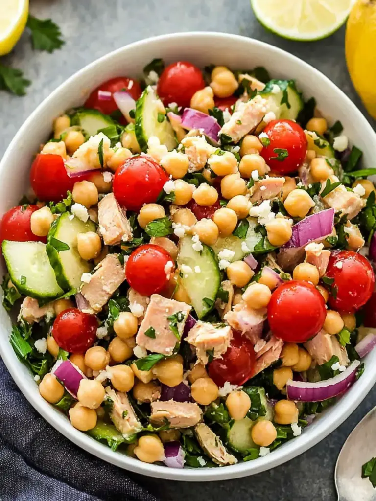 Chickpea Tuna Salad