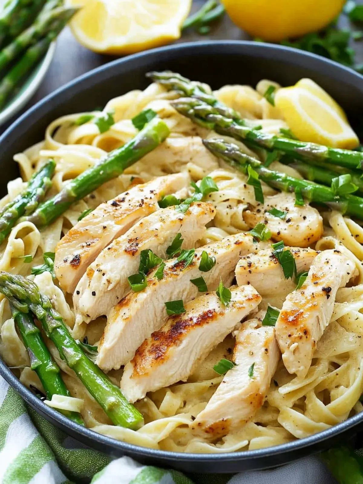 Delicious Creamy Chicken and Asparagus Pasta You'll Adore 4 Creamy Chicken and Asparagus Pasta