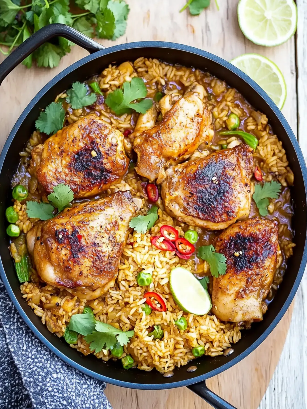 One-Pan Satay-style Chicken and Rice for Effortless Comfort 4 One-pan Satay-style Chicken and Rice