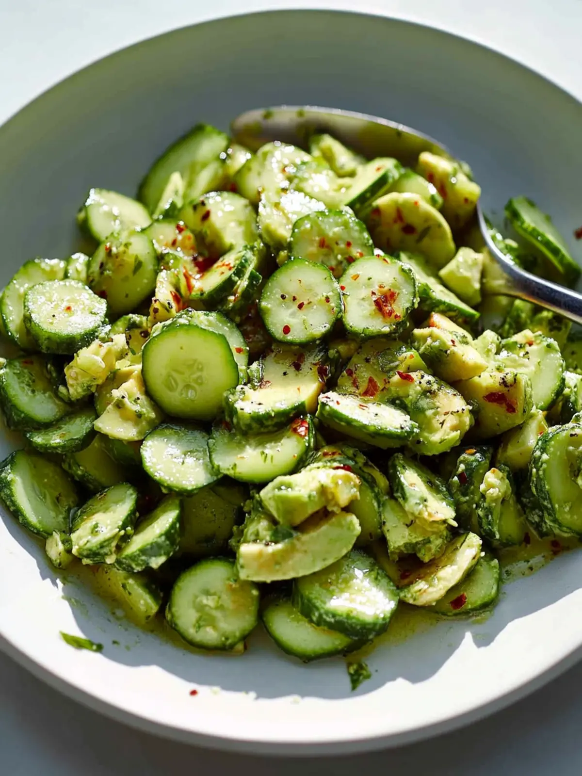 Cucumber-Avocado Salad
