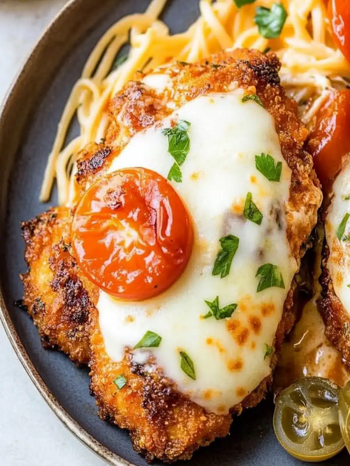 Spicy Vodka Chicken Parmesan