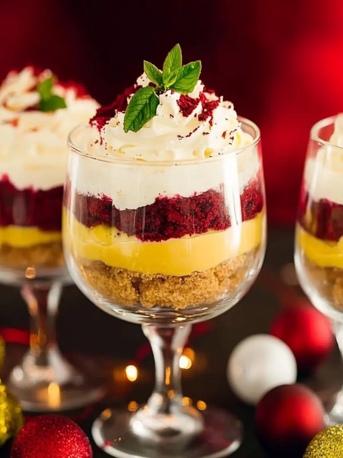 Red Velvet Eggnog Cheesecake Trifle - Your Festive Dessert Win 4 Red Velvet Eggnog Cheesecake Trifle