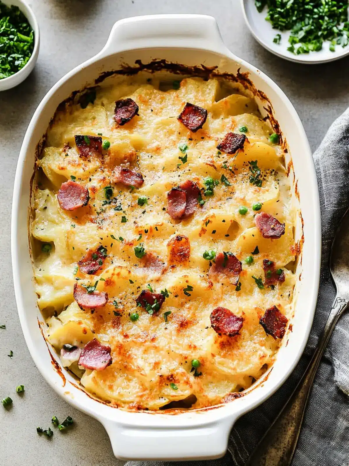 Scalloped Potatoes and Ham