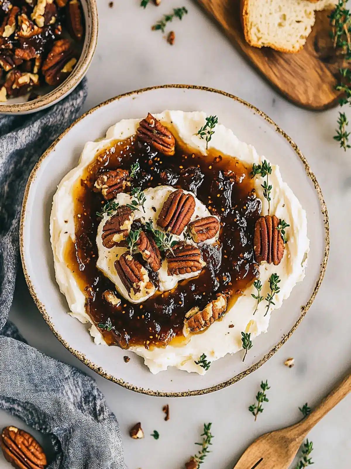 Easy Goat Cheese Appetizer with Fig Jam & Pecans for New Year 2 Easy Goat Cheese Appetizer with Fig Jam & Pecans- Crowd friendly appetizers New Year