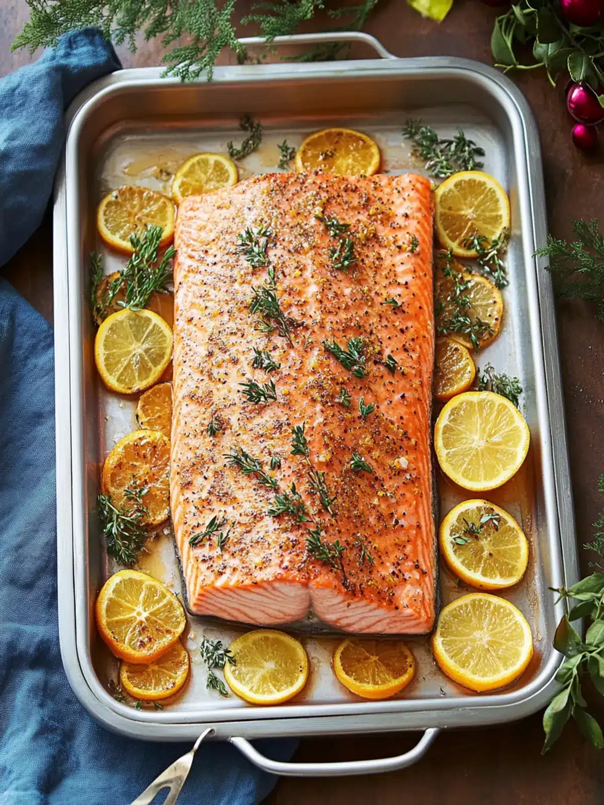 Citrus-Roasted Salmon for Delightful Christmas Dinner Ideas 2 Citrus-Roasted Salmon- christmas dinner ideas