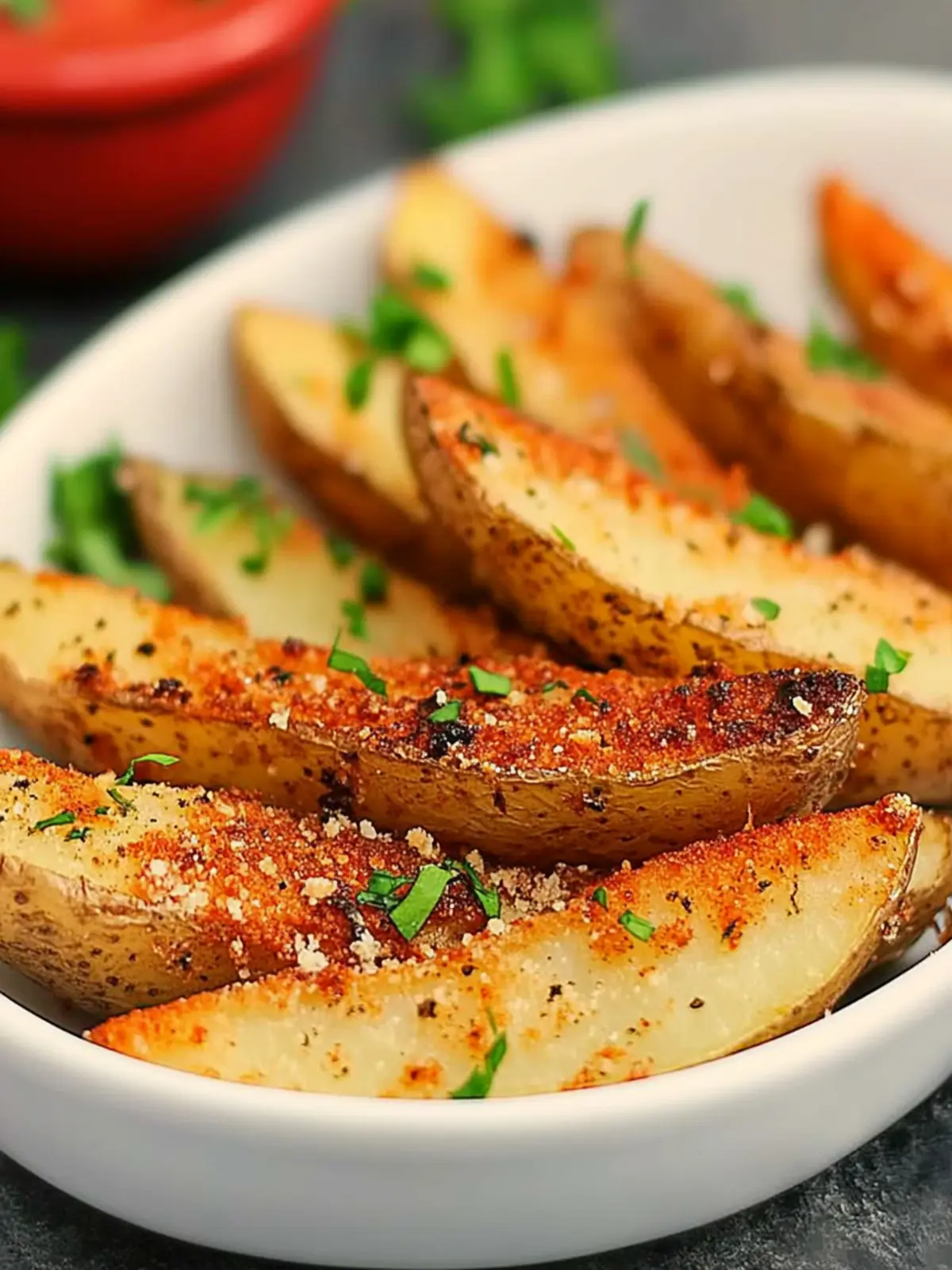 Crispy Baked Garlic Parmesan Potato Wedges You’ll Crave Daily 3 Baked Garlic Parmesan Potato Wedges