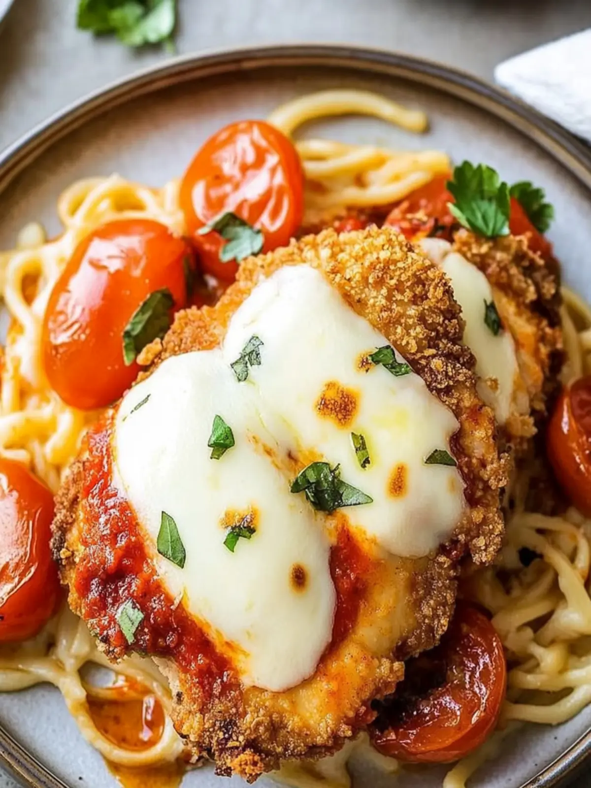 Spicy Vodka Chicken Parmesan