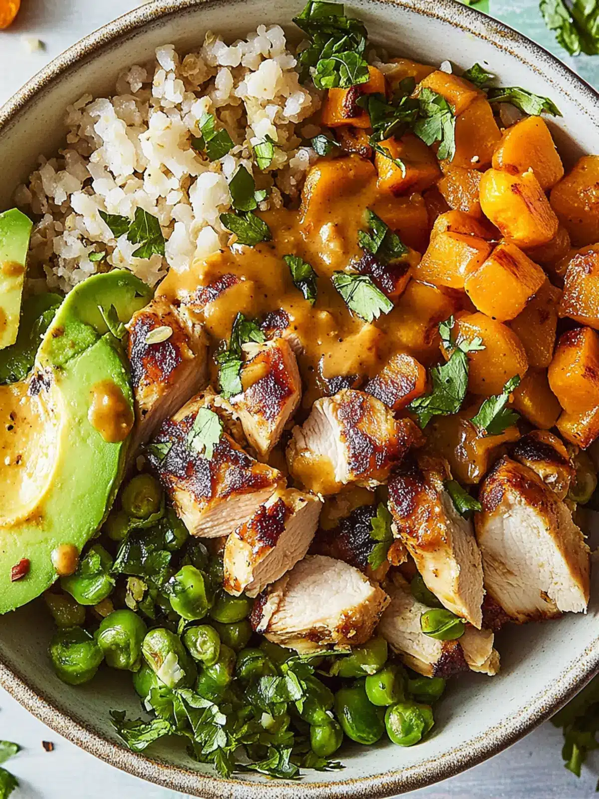 Peanut Chicken Protein Bowls: Flavor-Packed Meal Prep Magic 2 Peanut Chicken Protein Bowls