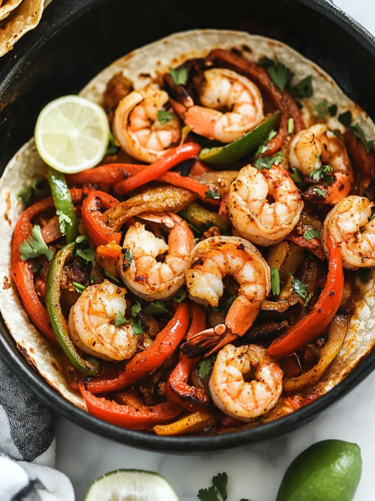 Shrimp Fajitas