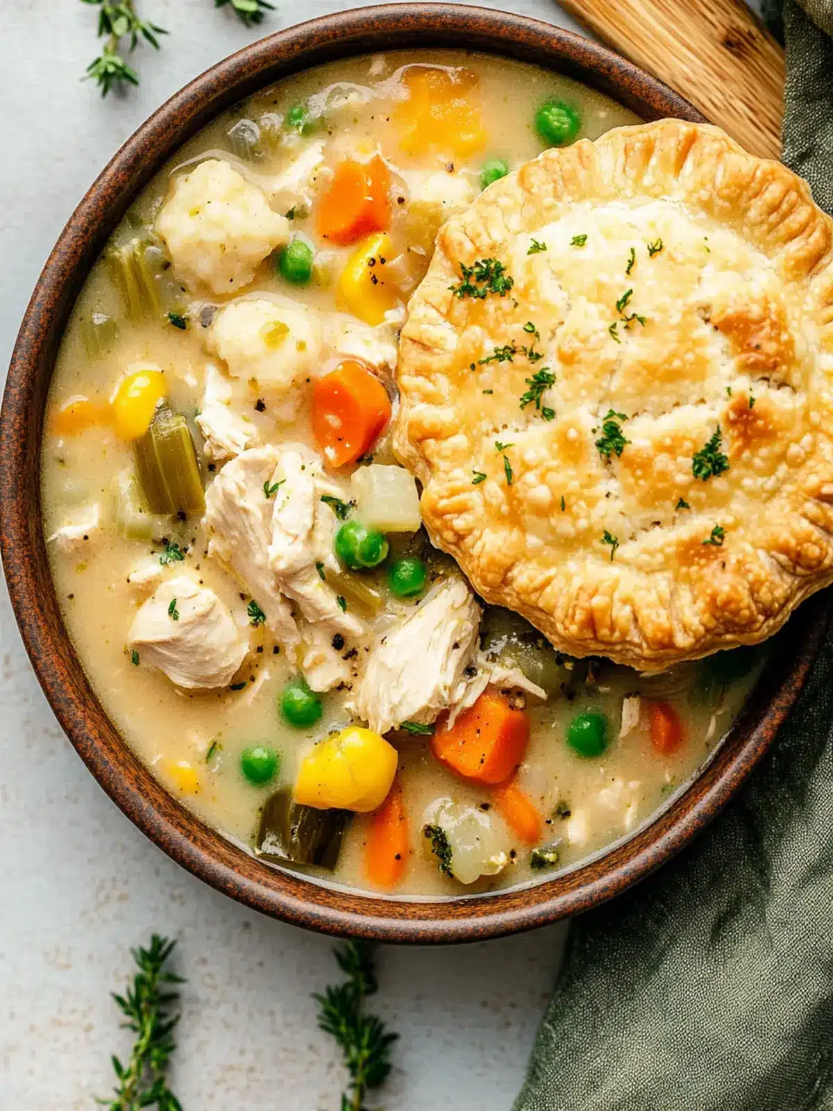 Chicken Pot Pie Soup