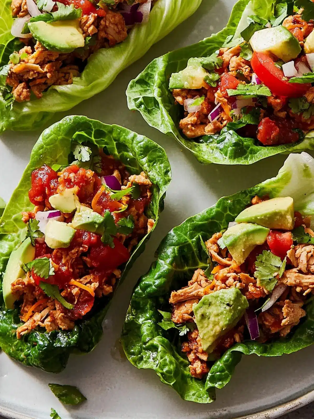Turkey Taco Lettuce Wraps