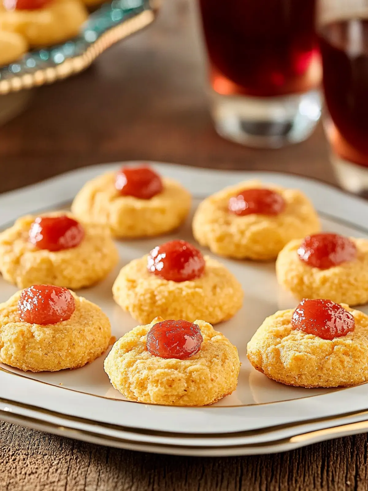 Pimento Cheese Thumbprint Crackers for New Year Celebrations 5 Pimento Cheese Thumbprint Crackers- New Year dessert ideas