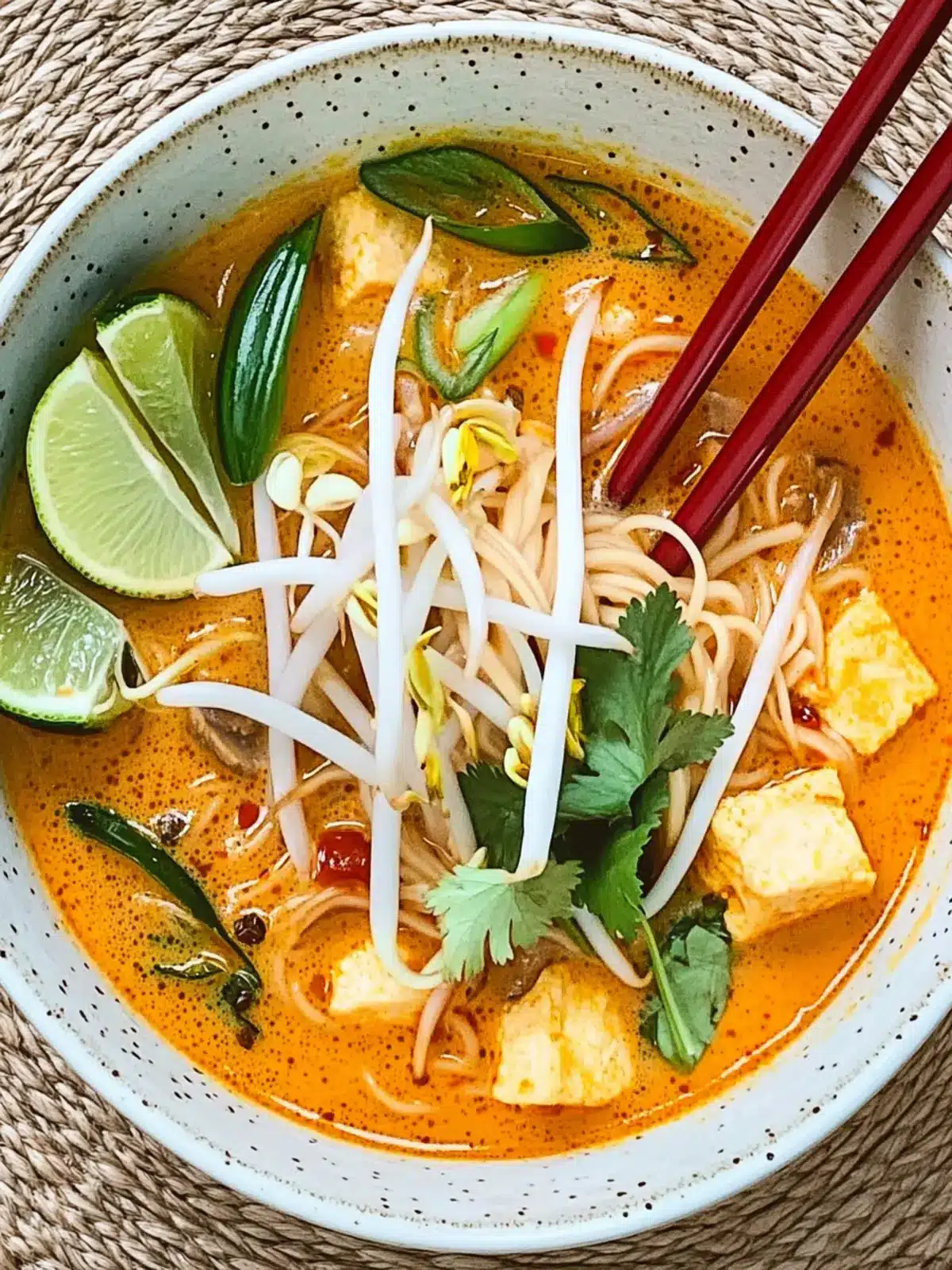 Coconut Red Curry Noodle Soup