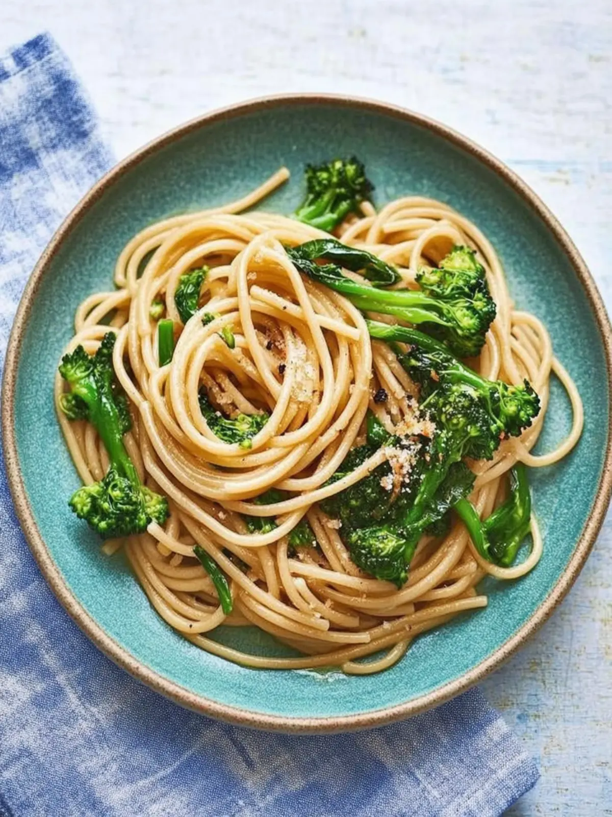 Pasta With Chinese Broccoli
