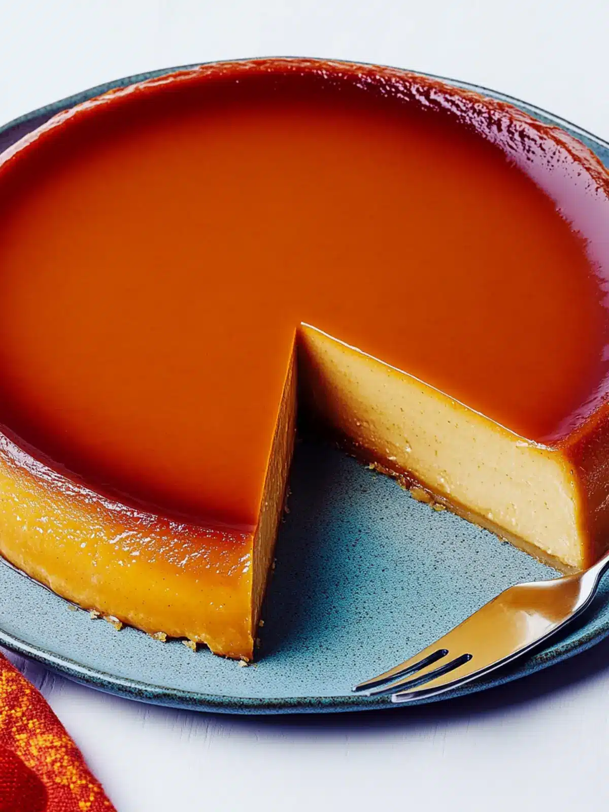 Pumpkin Flan de Queso