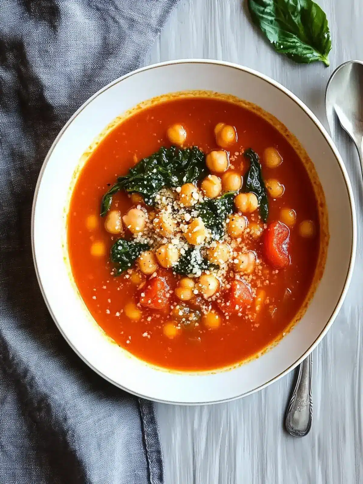 Cozy Chickpea Tomato Soup for Comforting Weeknight Dinners 5 Chickpea Tomato Soup