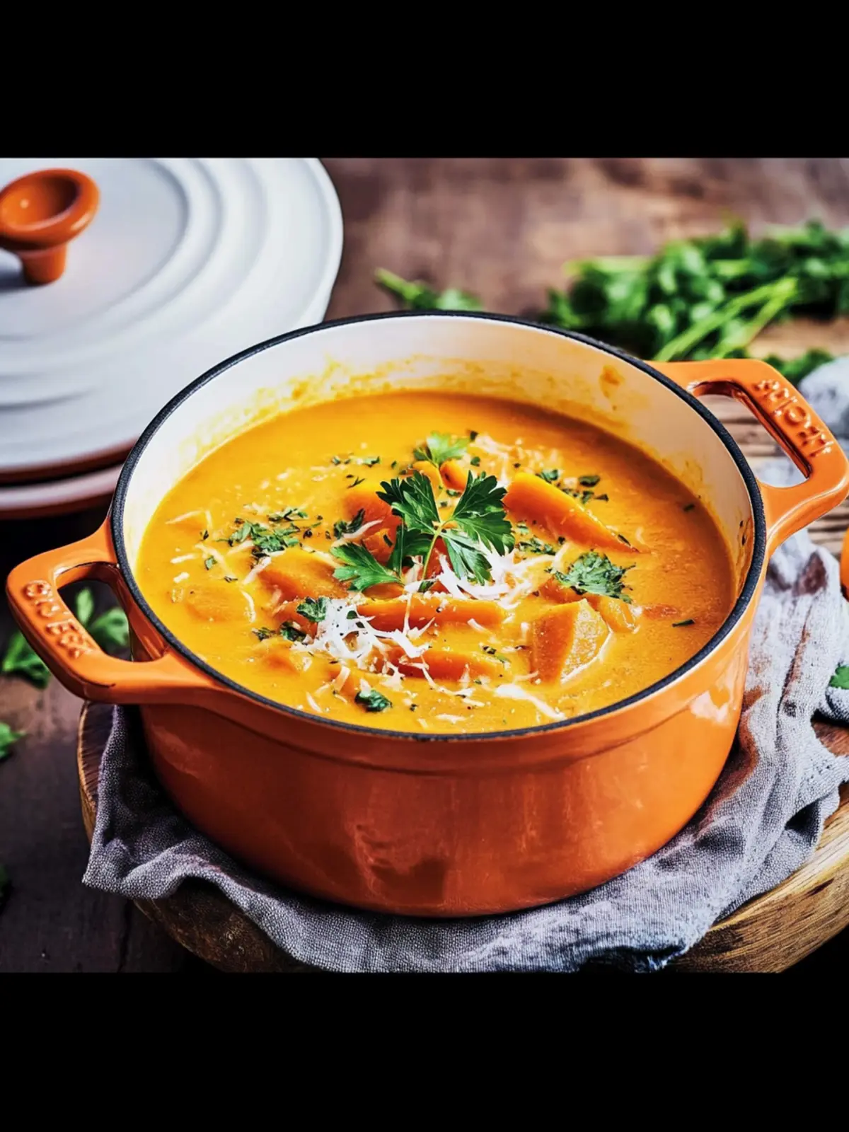 Creamy Carrot and Coconut Soup for Vegan Christmas Cheer 2 Carrot and coconut soup- vegan christmas recipes