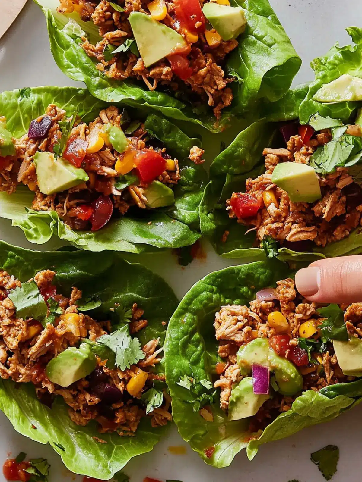 Turkey Taco Lettuce Wraps