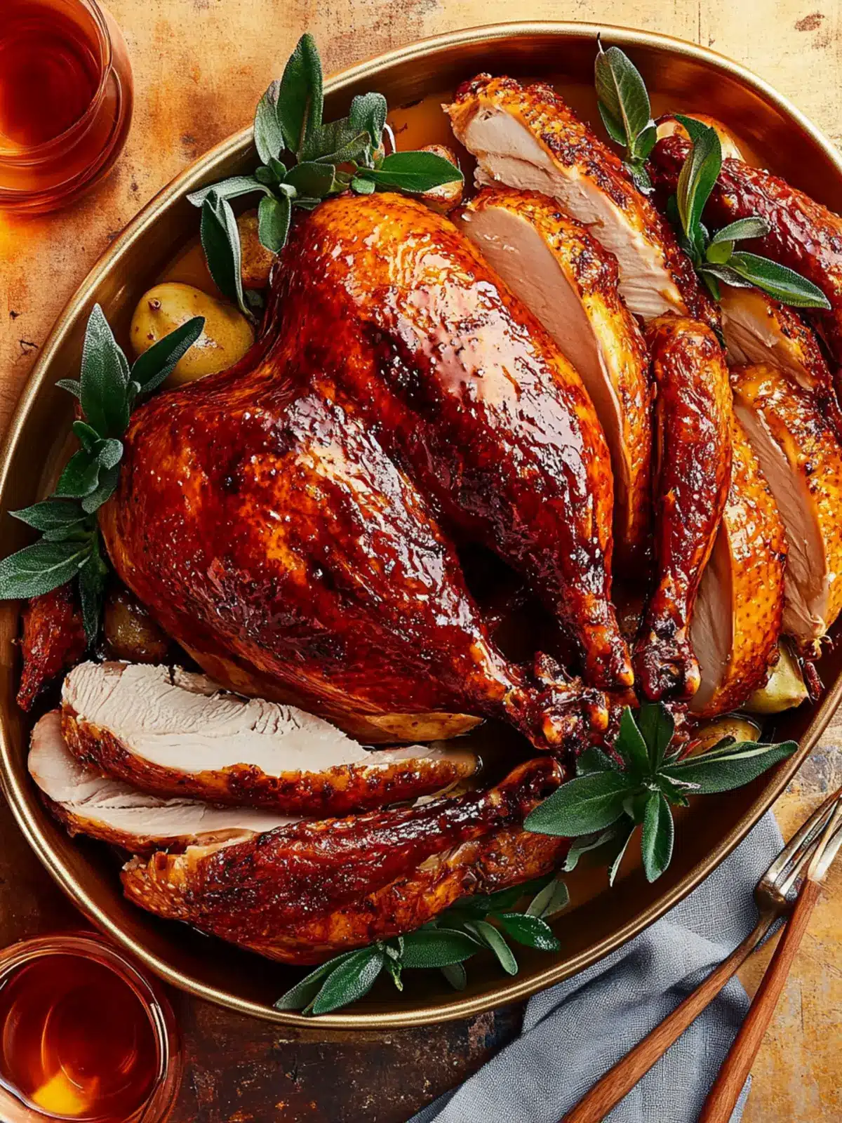 Maple-Butter-Glazed Turkey: Elevate Your Holiday Feast! 3 Maple-Butter-Glazed Turkey
