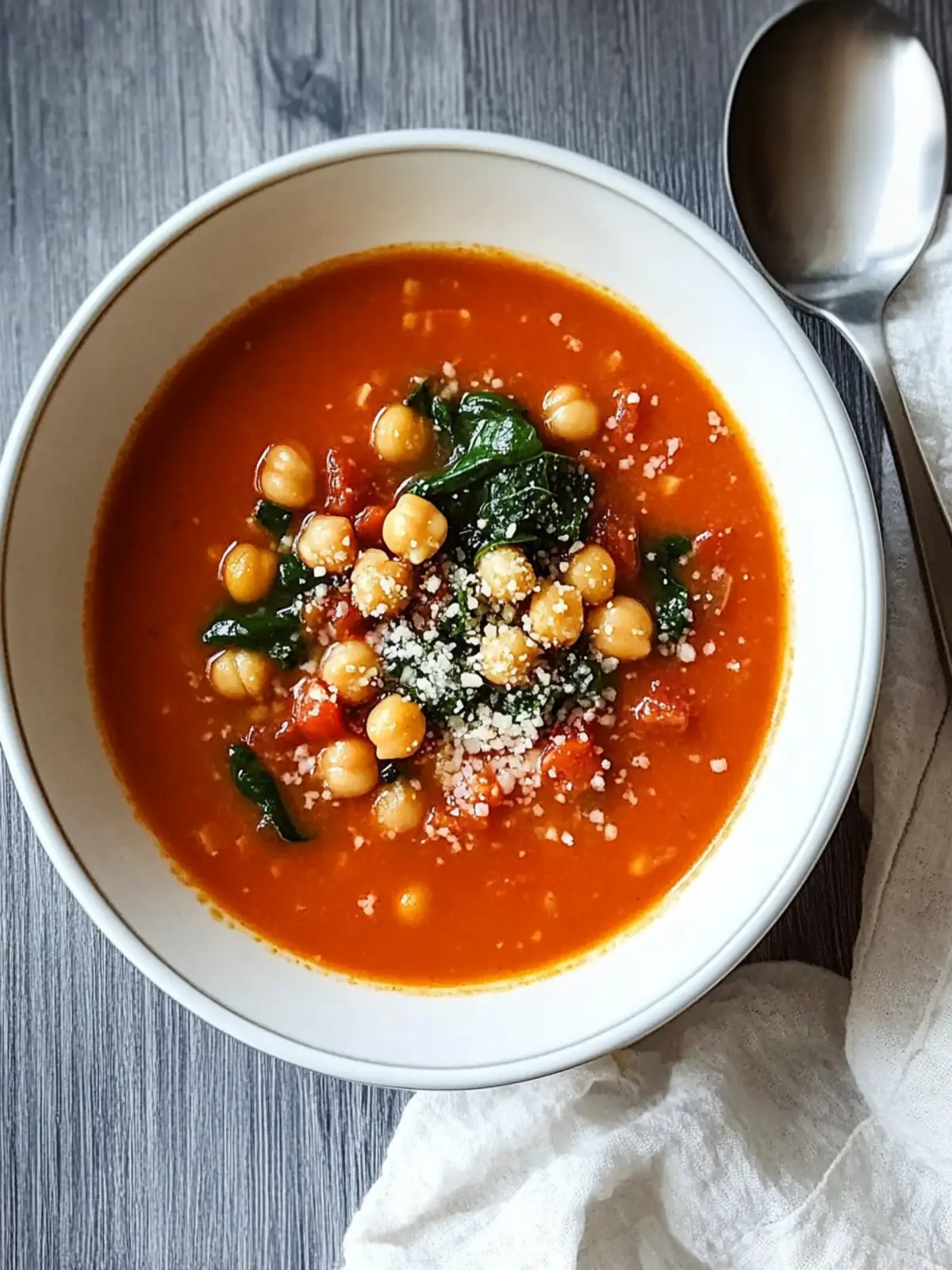 Cozy Chickpea Tomato Soup for Comforting Weeknight Dinners 3 Chickpea Tomato Soup