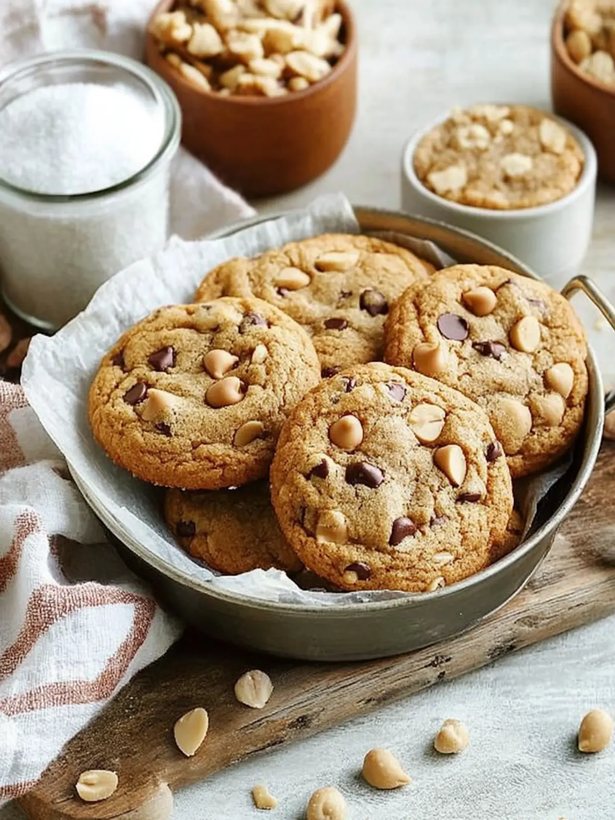 Salty Peanut Chocolate Chip Cookies