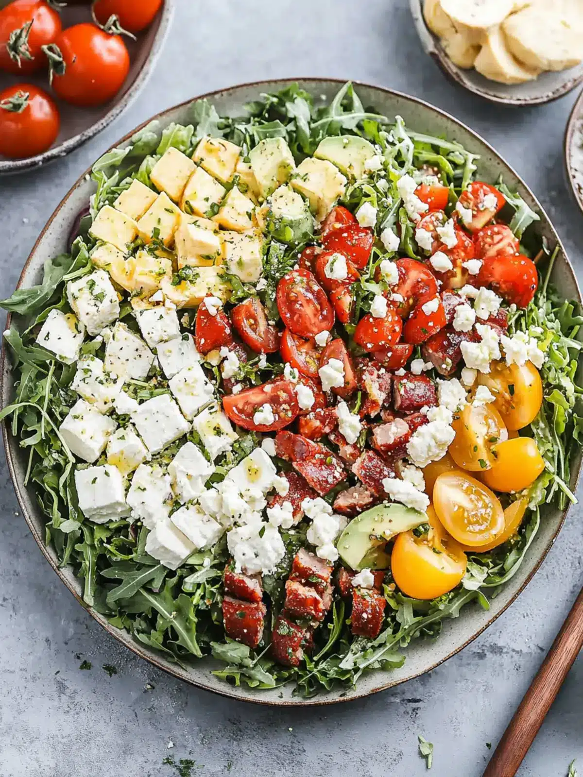 Delicious Cobb Salad with Zesty Lemon Vinaigrette Recipe 4 Cobb Salad