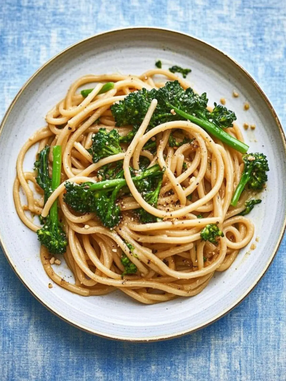 Pasta With Chinese Broccoli