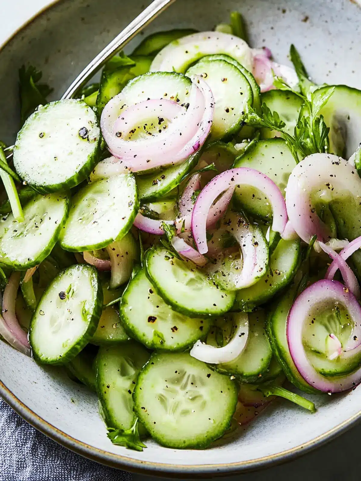 Crisp Cucumber Salad: Refreshing and Easy Vegan Delight 5 Cucumber Salad