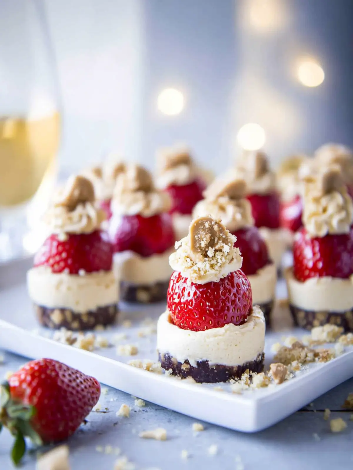 Peanut Butter Cheesecake Stuffed Strawberries You Must Try! 4 Peanut Butter Cheesecake Stuffed Strawberries