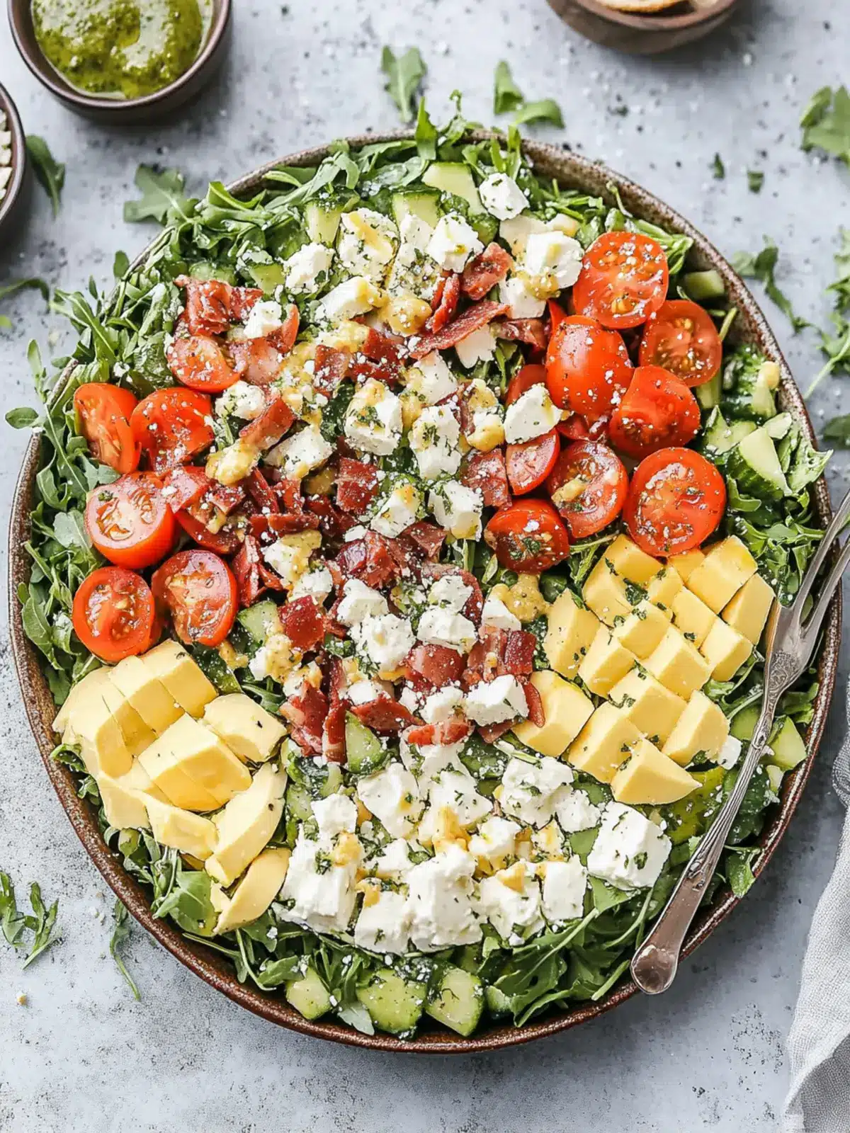 Delicious Cobb Salad with Zesty Lemon Vinaigrette Recipe 2 Cobb Salad