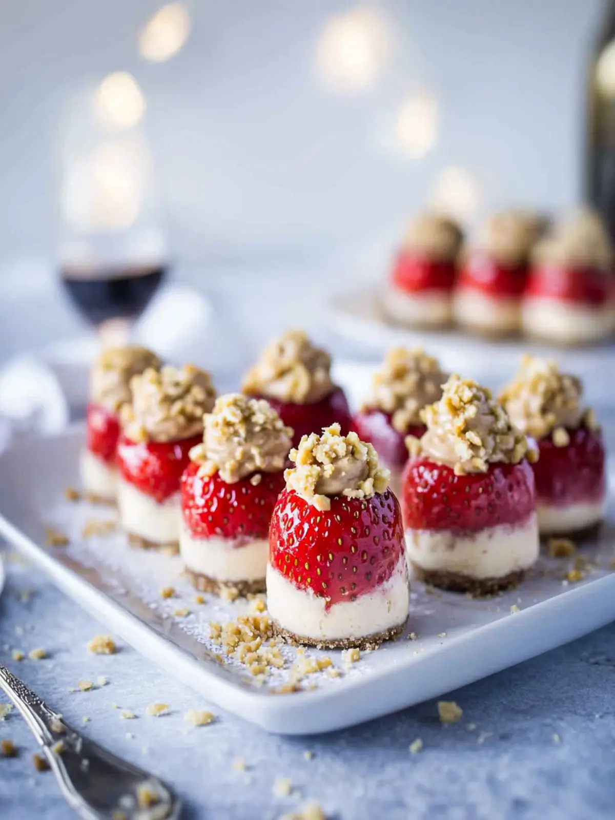 Peanut Butter Cheesecake Stuffed Strawberries You Must Try! 2 Peanut Butter Cheesecake Stuffed Strawberries