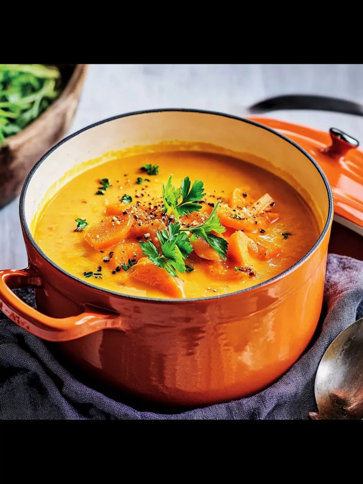 Creamy Carrot and Coconut Soup for Vegan Christmas Cheer 3 Carrot and coconut soup- vegan christmas recipes