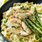 Creamy Chicken and Asparagus Pasta
