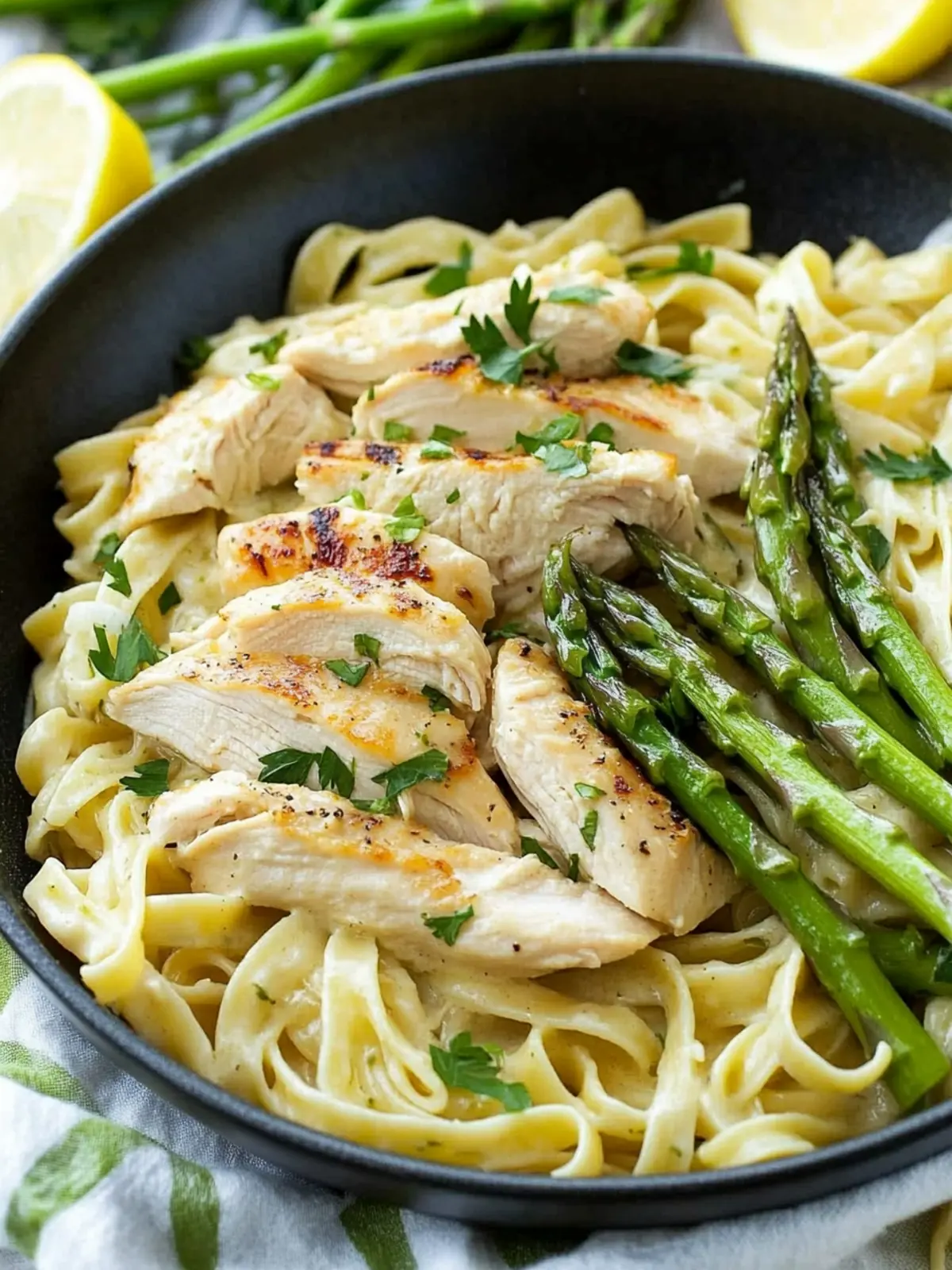 Delicious Creamy Chicken and Asparagus Pasta You'll Adore 5 Creamy Chicken and Asparagus Pasta