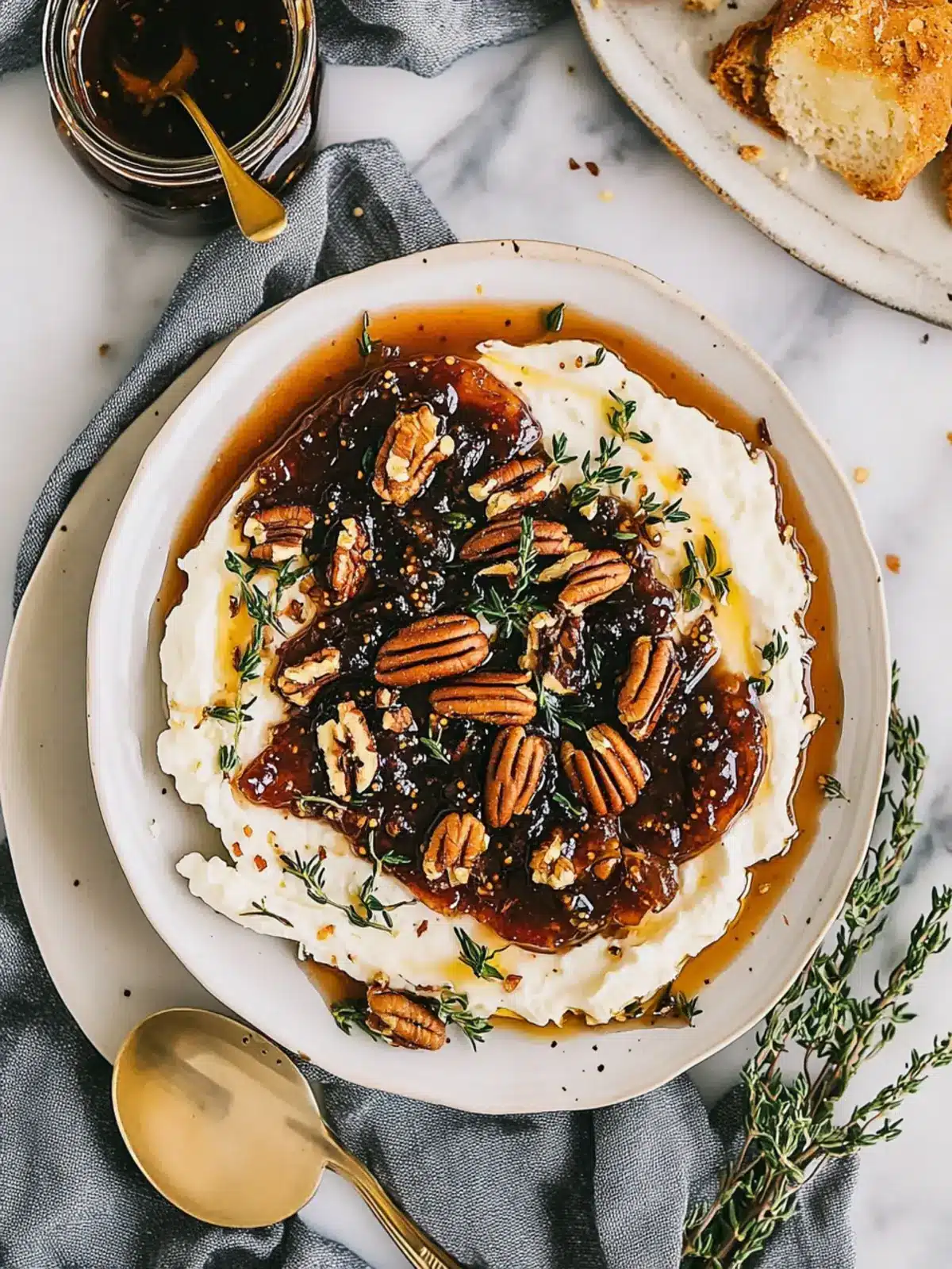 Easy Goat Cheese Appetizer with Fig Jam & Pecans for New Year 4 Easy Goat Cheese Appetizer with Fig Jam & Pecans- Crowd friendly appetizers New Year