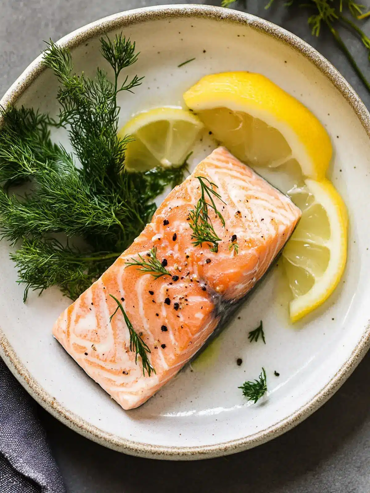 Poached Salmon
