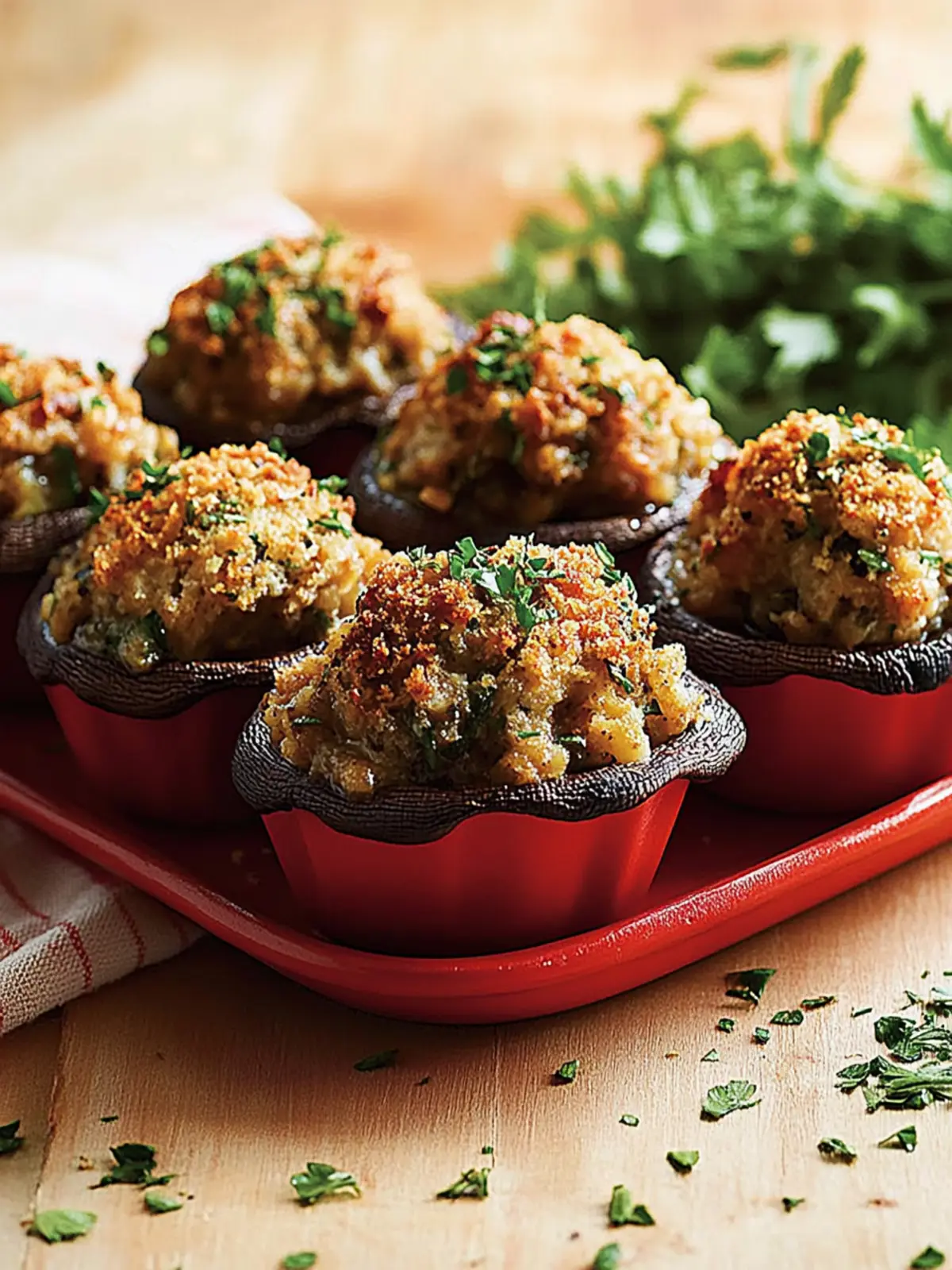Savory Stuffing Stuffed Mushrooms Recipe for Easy Entertaining 4 Stuffing Stuffed Mushrooms Recipe