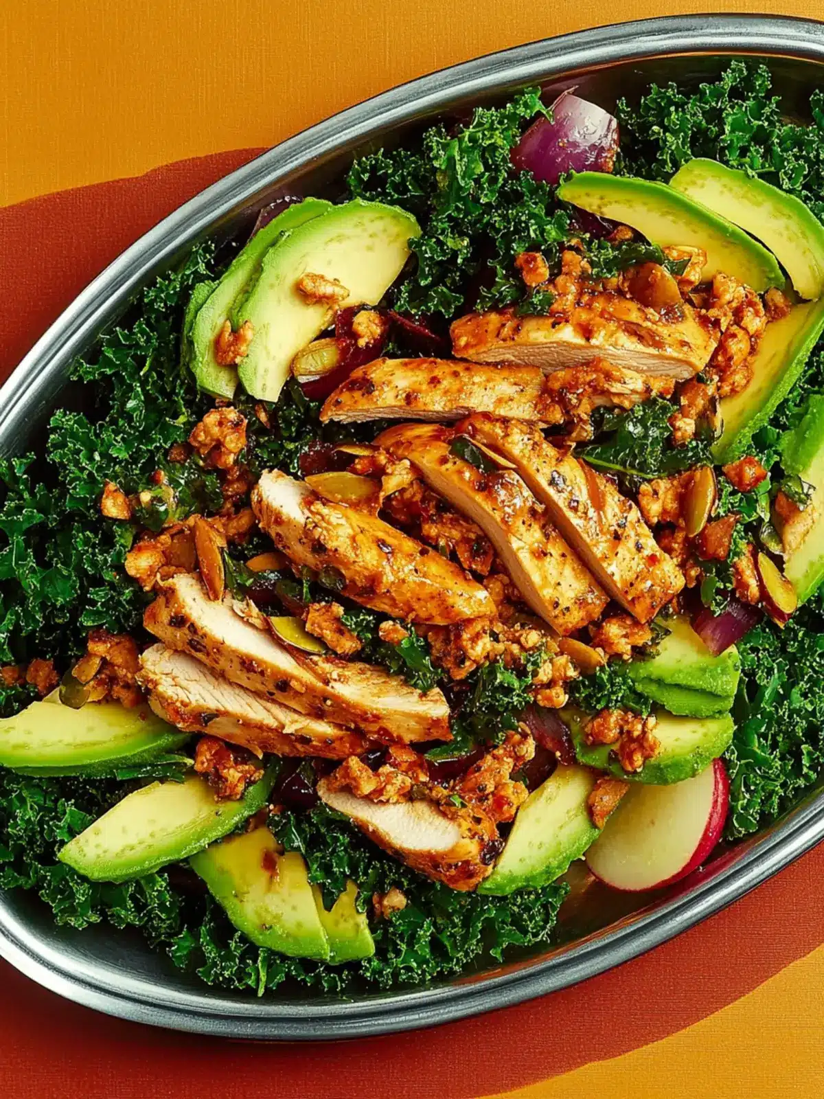 Smoky Chicken and Avocado Kale Salad for a Flavor Boost 5 Smoky Chicken and Avocado Kale Salad