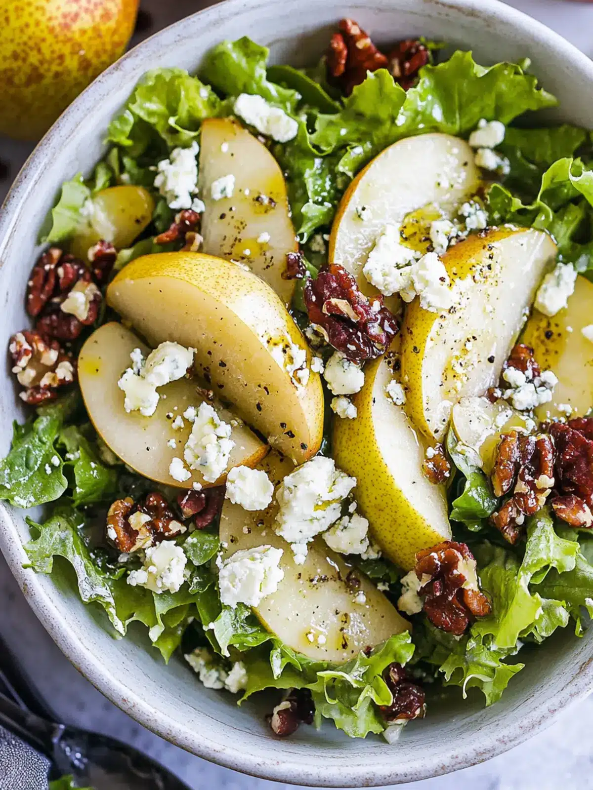 Autumn Salad with Pears and Gorgonzola for Cozy Fall Nights 3 Autumn Salad with Pears and Gorgonzola